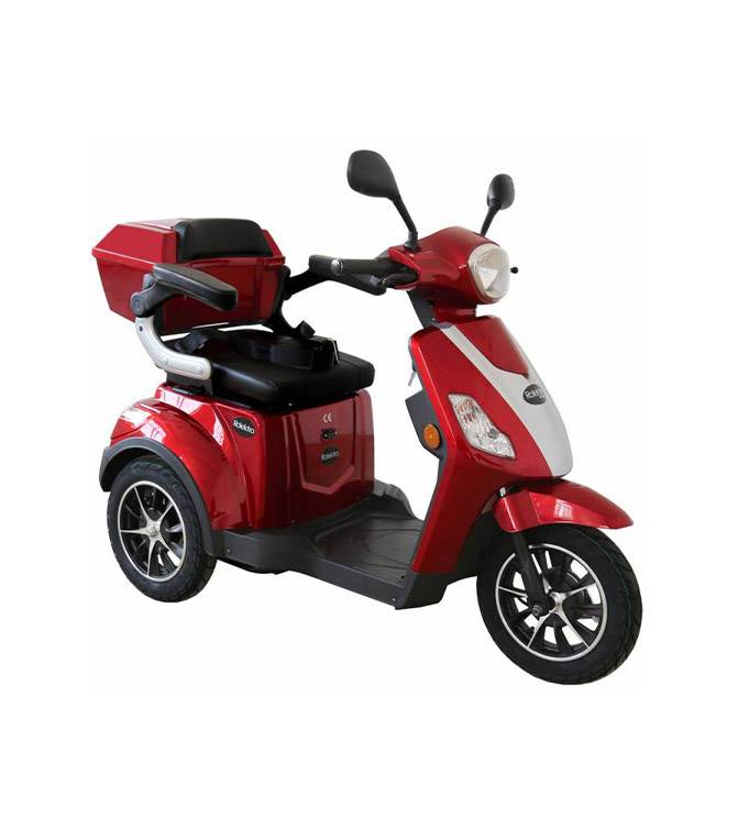 Rolektro E-Trike 3-Rad 25Km/h mit Topcase Rot Rolektro E-Trike 3-Rad 25Km/h mit Topcase Rot